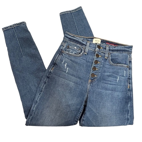 AO.LA By Alice & Olivia High Rise Button Fly Skinny Jeans - Picture 6 of 16